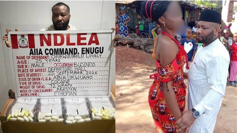 Europe-bound Businessman Arrested, Excretes 72 Wraps of Cocaine at Enugu Airport